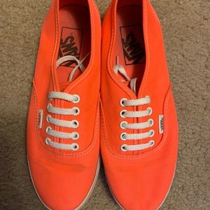 Vans orange/pinkish color